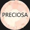 Tooth gem Gold Quartz ss6 Preciosa